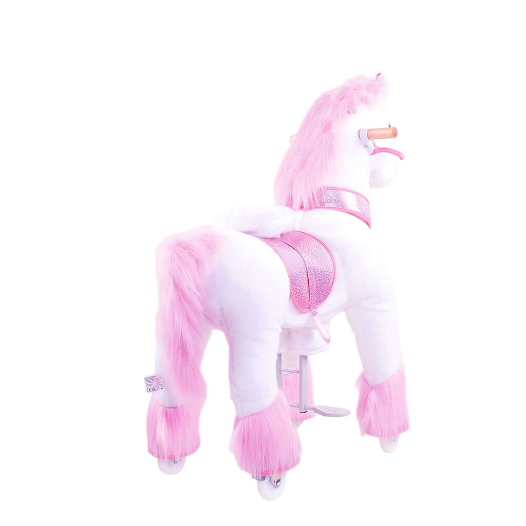 PonyCycle Unicorn Ride On Toy Age 4-8 Pink Model U – HoneyBug