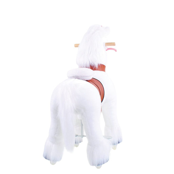Model U Unicorn Riding Toy Age 4-8 White - HoneyBug 