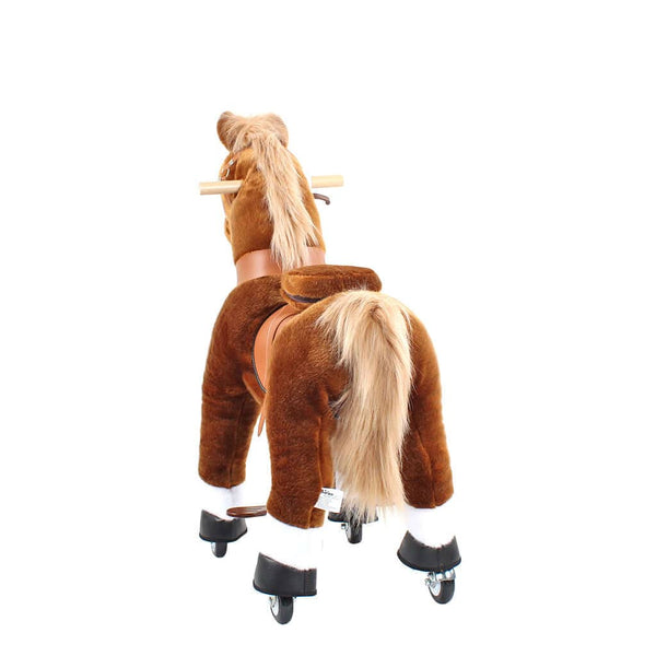 Model U Ride-On Pony Toy Age 4-8 Brown - HoneyBug 