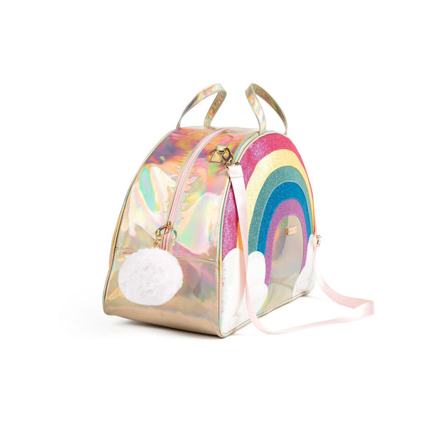 Unicorn Rainbow Overnight Bag and Cosmetic Bag - HoneyBug 