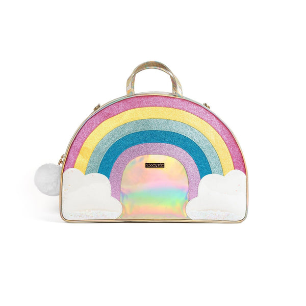 Unicorn Rainbow Overnight Bag and Cosmetic Bag - HoneyBug 
