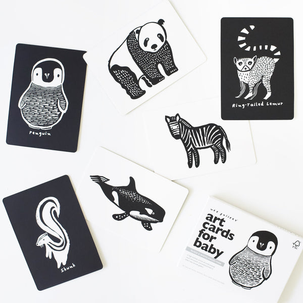 Art Cards for Baby - Black and White Collection - HoneyBug 