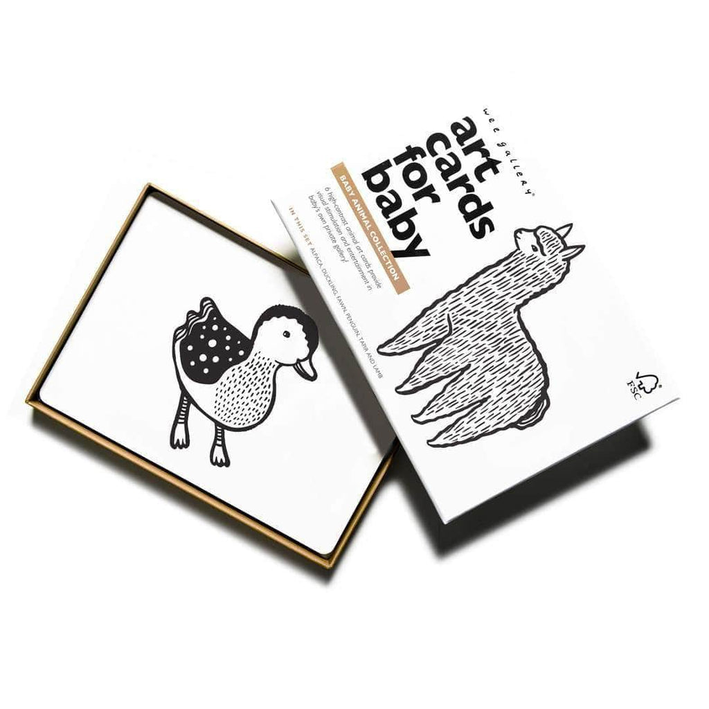 Art Cards for Baby – Baby Animals - HoneyBug 