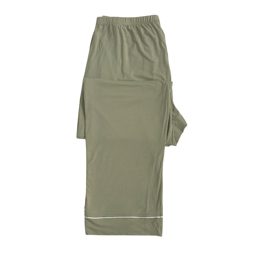 Women's Long Sleeve Pajama Set in Sage - HoneyBug 