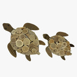Wooden Sea Turtle Wall Art