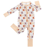 Bamboo Zip Romper | Xoxo - HoneyBug 