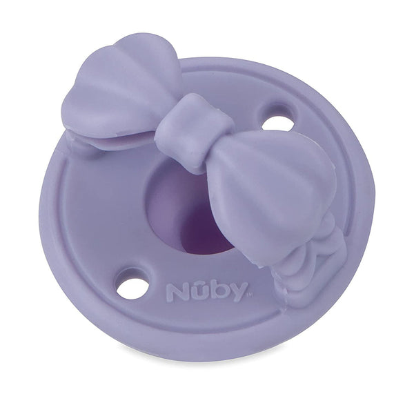 Sili Soother Pacifier - Purple & Pink - HoneyBug 