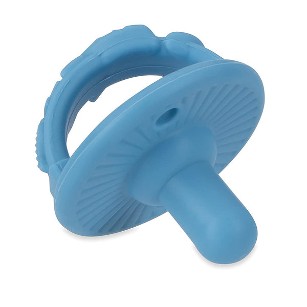 Sili Soother Pacifier - Blue & Grey - HoneyBug 