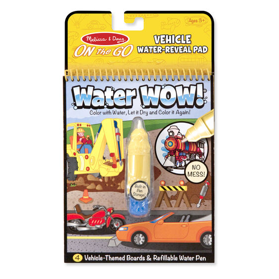 Water Wow! - Vehicles - On the Go Travel Activity - HoneyBug 
