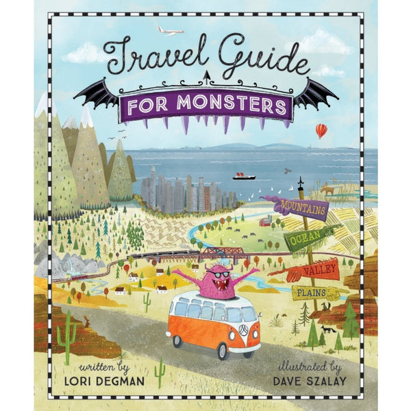 Travel Guide for Monsters Children's Picture Book - HoneyBug 
