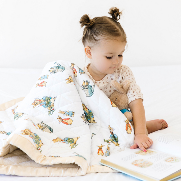 Dream Weighted Sleep Blanket for Kids & Toddlers Ages 3+ and/or 30+ lbs - HoneyBug 