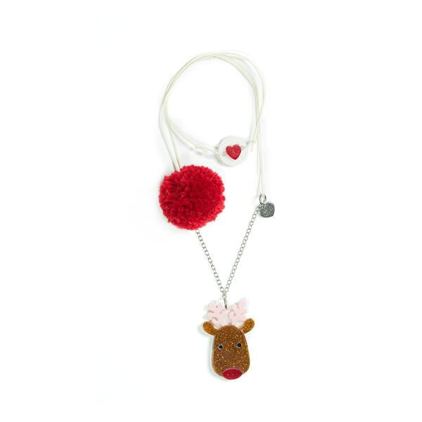 Santa's Reindeer Necklace - HoneyBug 