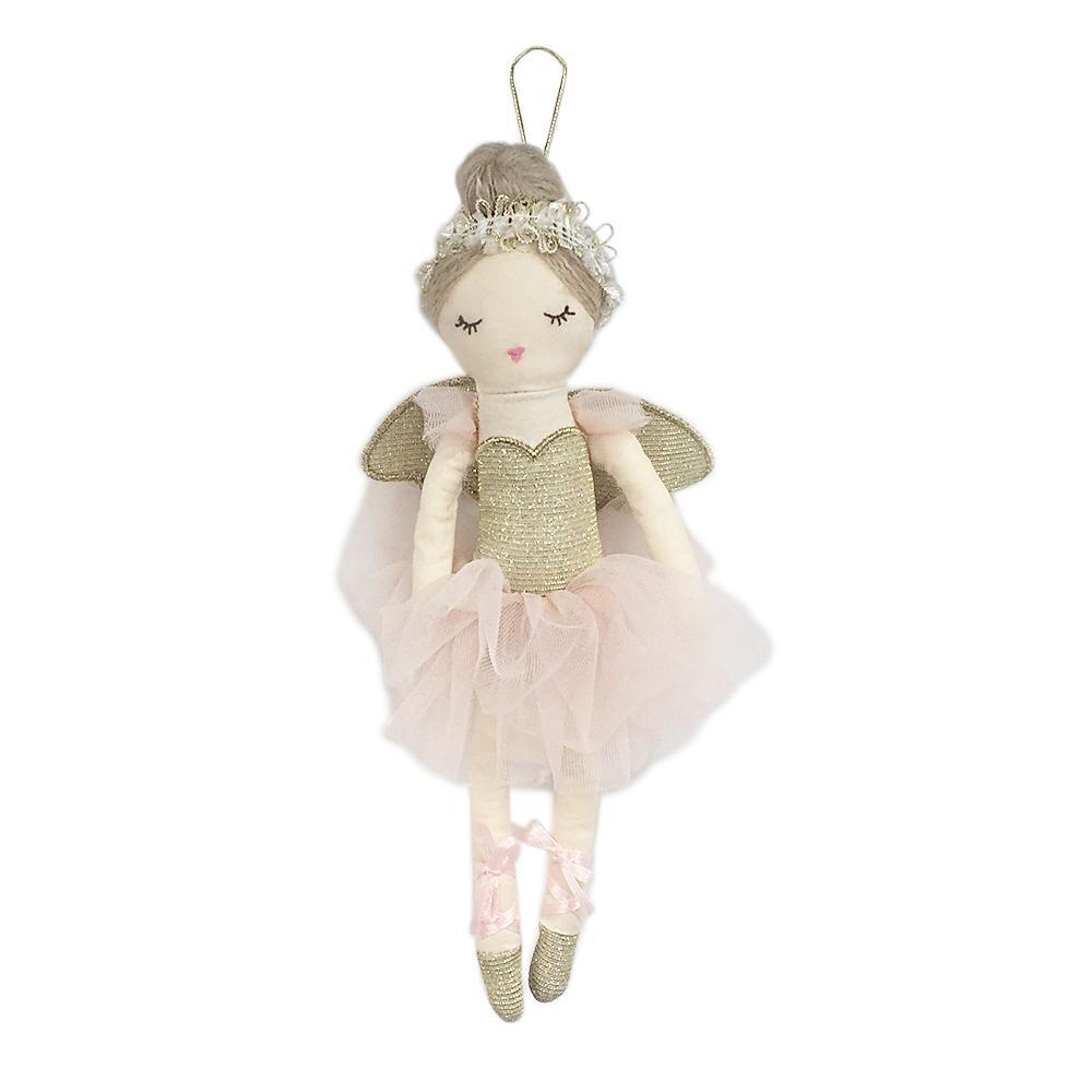Sugar Plum Fairy Plush Doll Ornament - HoneyBug 