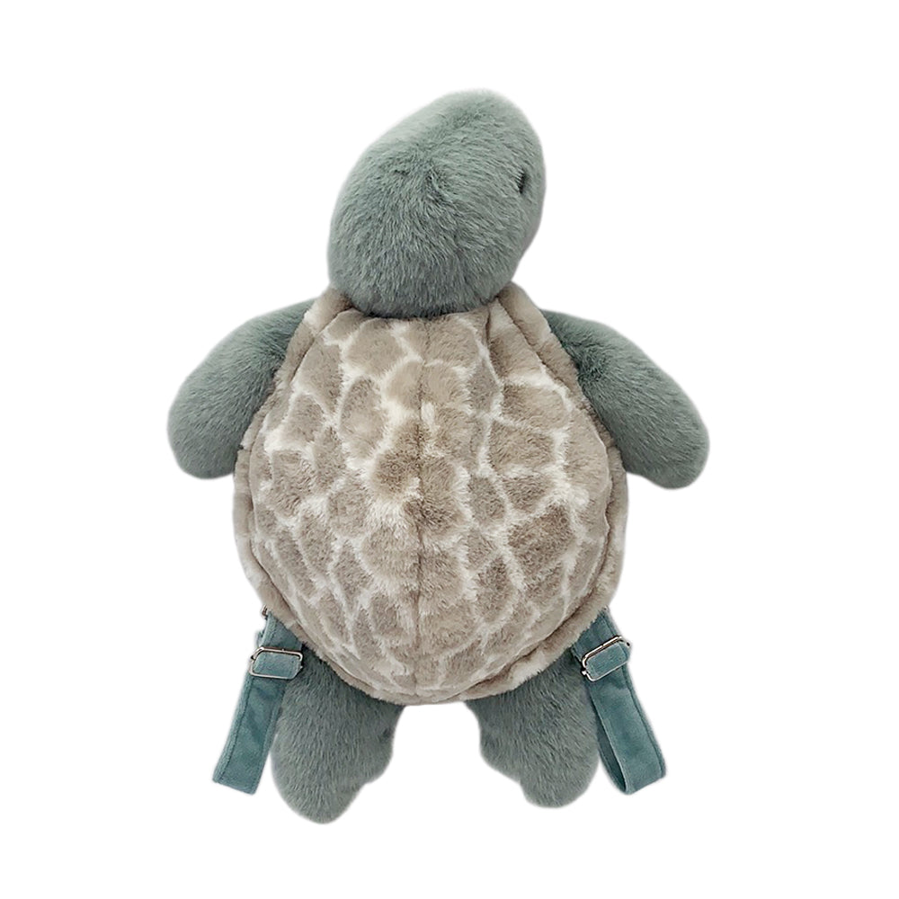 'Taylor' Turtle Plush Backpack - HoneyBug 