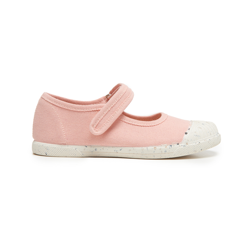 ECO-friendly Canvas Mary Jane Sneakers in Peach by childrenchic - HoneyBug 