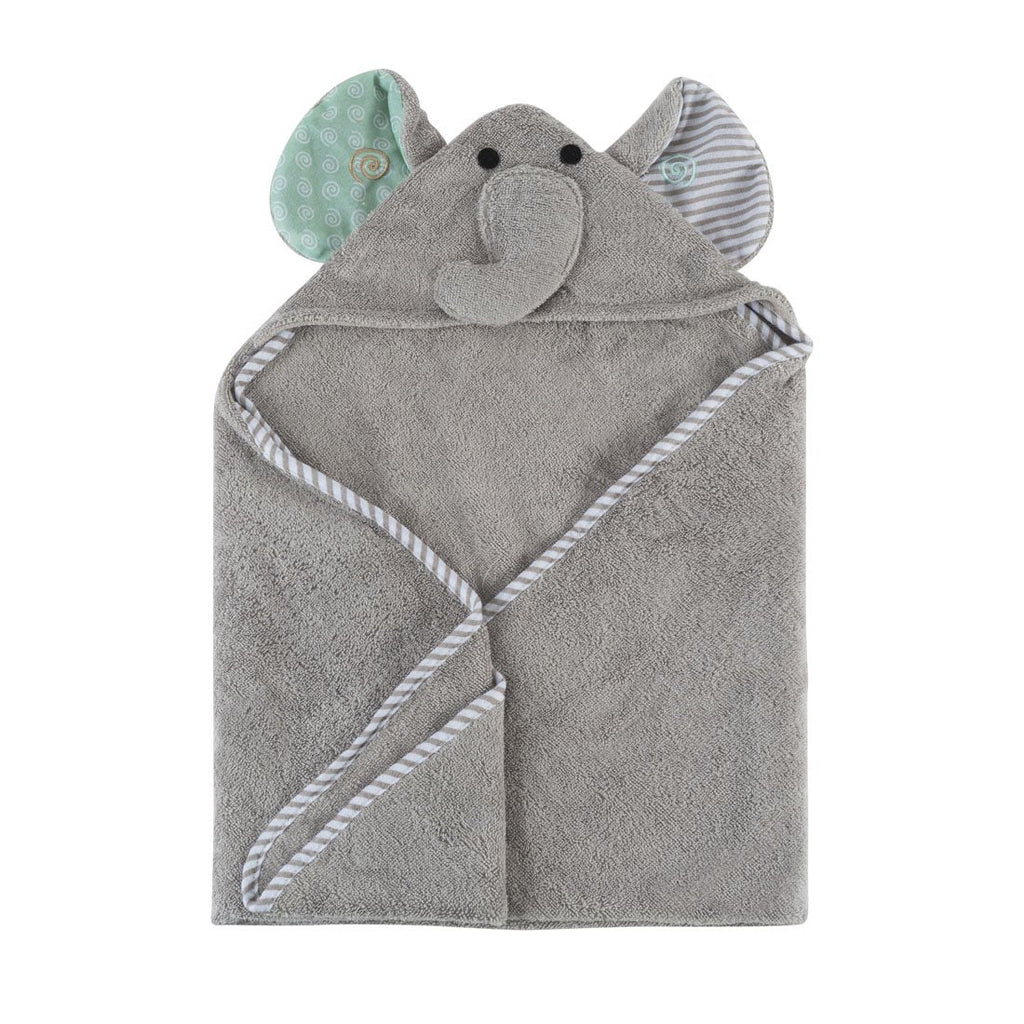 Baby Hooded Bath Towel - Elephant - HoneyBug 
