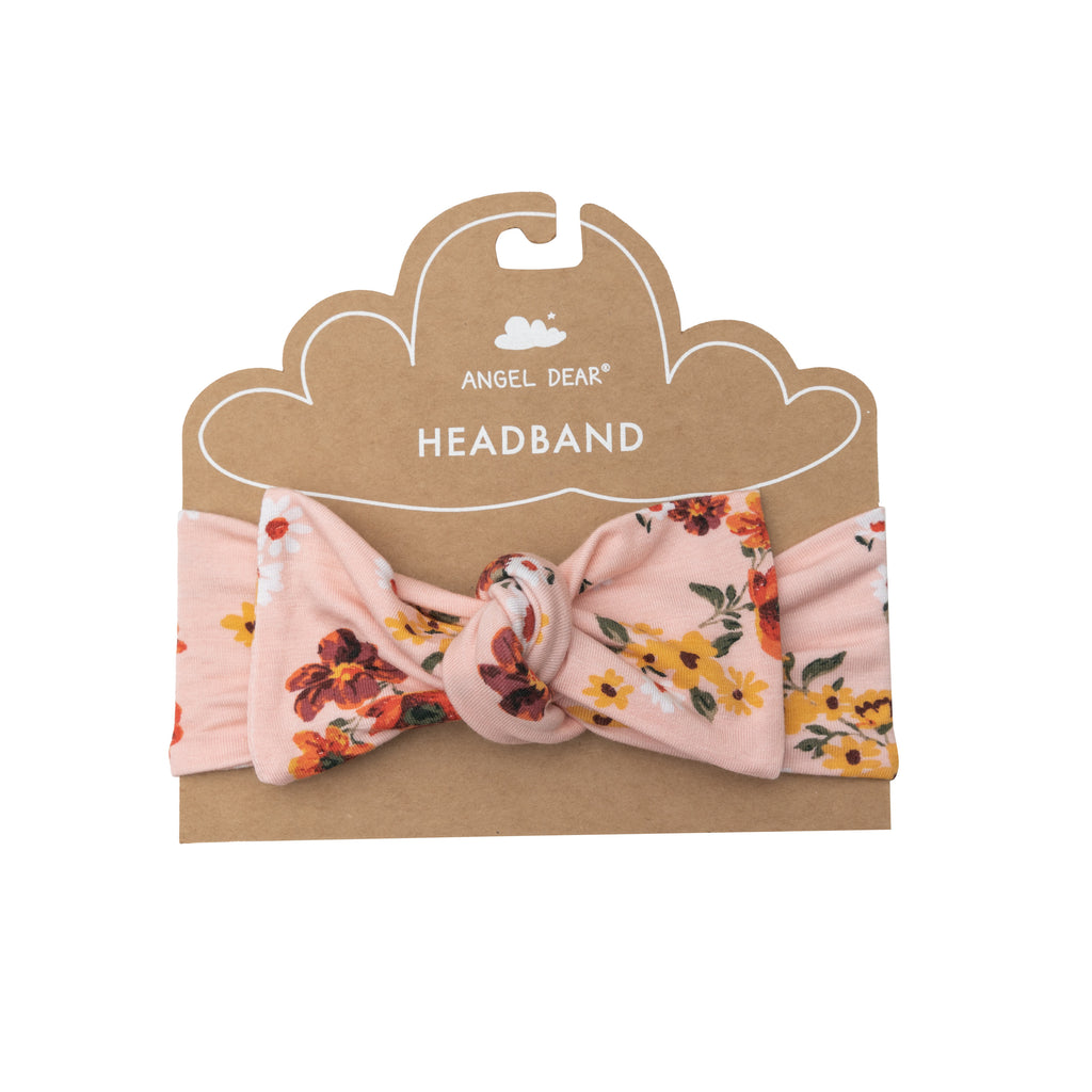 Headband Bow - Poppies & Daisies - HoneyBug 