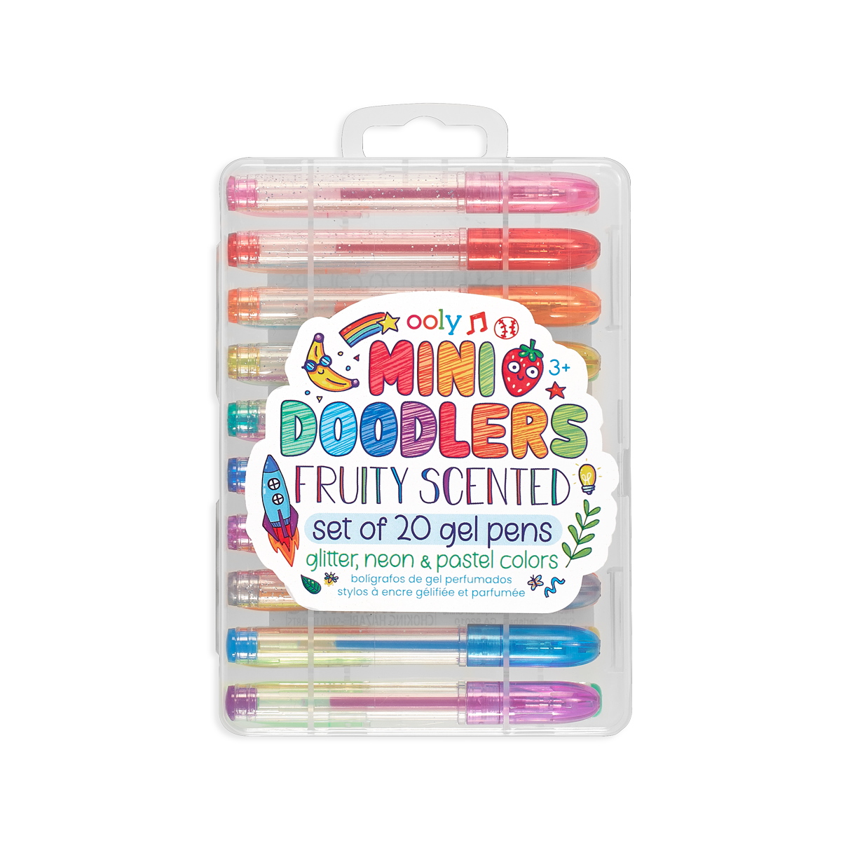 Mini Doodlers Scented Gel Pens - Set of 20 by OOLY - HoneyBug 