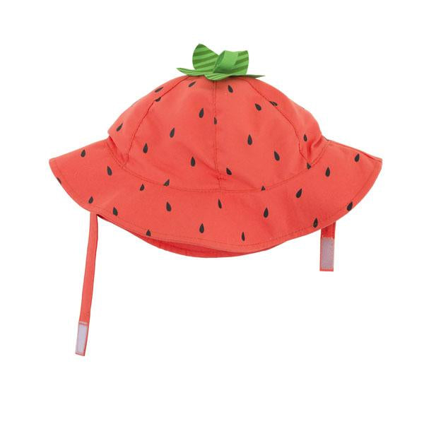 UPF50+ Baby Sun Hat - Strawberry - HoneyBug 