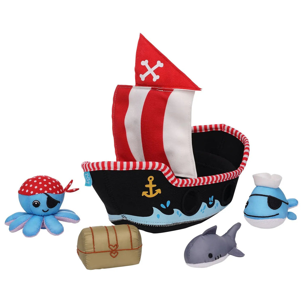Pirate Ship Floating Fill n Spill by Manhattan Toy - HoneyBug 