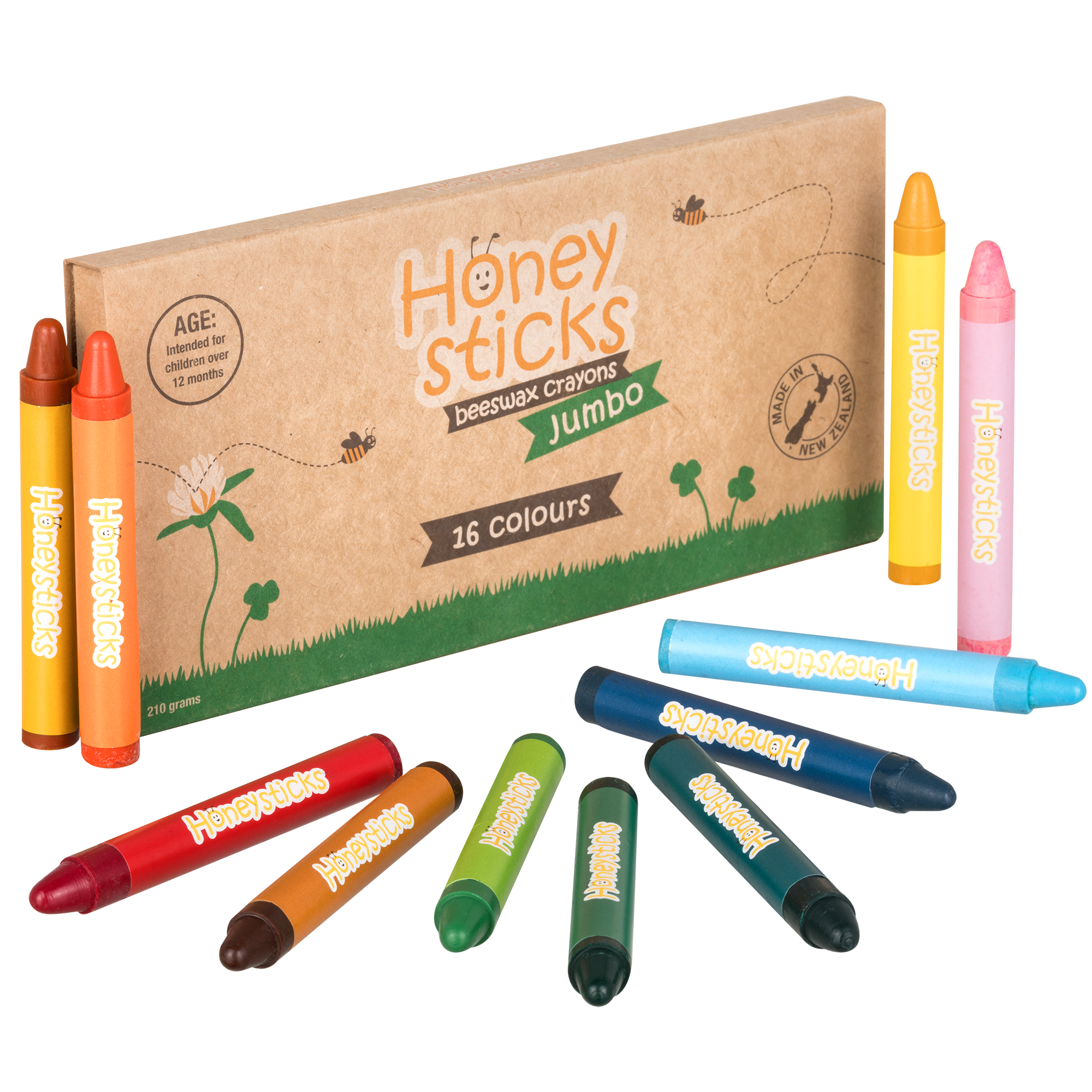 Honeysticks Jumbo's 16 Pack by Honeysticks USA - HoneyBug 