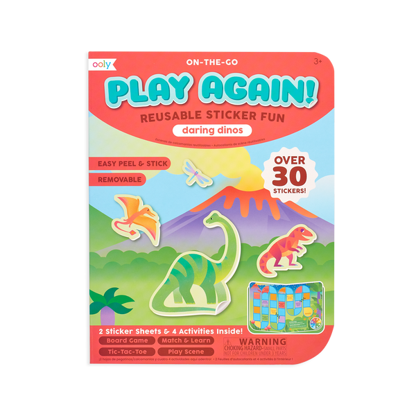 Play Again! Mini On-The-Go Activity Kit - Daring Dinos by OOLY - HoneyBug 