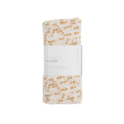 Cotton Muslin Swaddle Blanket - Honeycomb - HoneyBug 