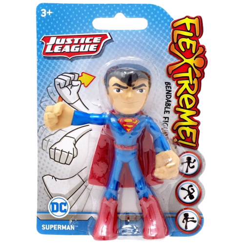 Mattel Justice League 4-Inch Flextreme Figure - Superman - HoneyBug 