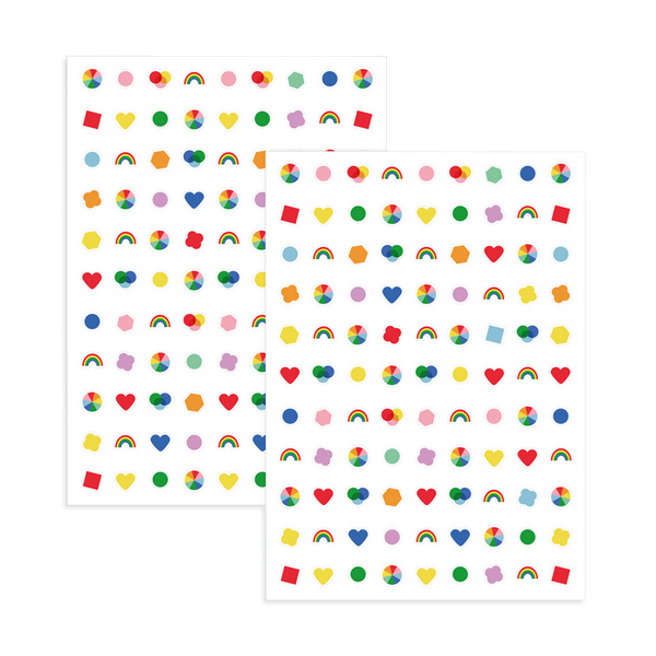 Violet Nail Stickers - 2 Sheets - HoneyBug 