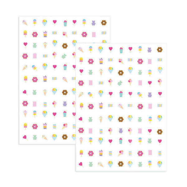 Lolly Nail Stickers - 2 Sheets - HoneyBug 