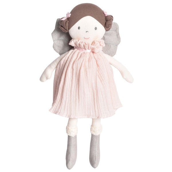 Angelina the Fairy - Pink Dress & Silver Wings - HoneyBug 