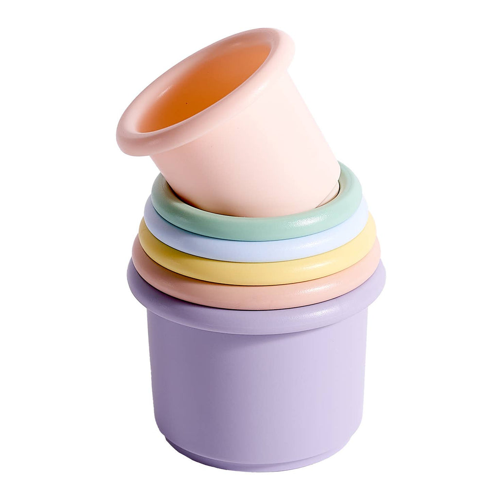 Sprout Ware Stacking Cups - Pastel - HoneyBug 