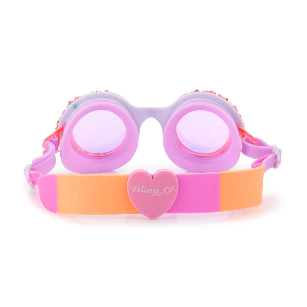 Cupcake Swim Goggles - Pink Berry - HoneyBug 