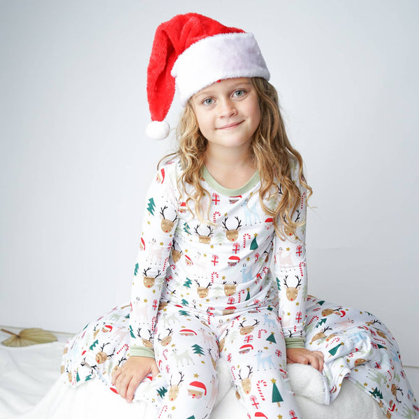 Santa and Friends Toddler Pajama Set - HoneyBug 