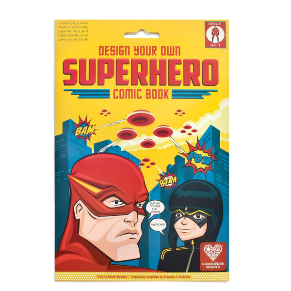 Design Your Own Superhero Comic Book - HoneyBug 