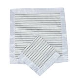 Pencil Stripe Bamboo Muslin Security Blankie - HoneyBug 