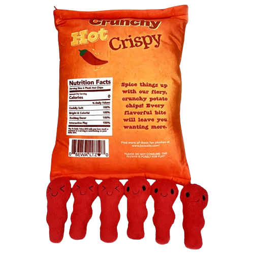 Mini Plushies - Red Hot Crisps - HoneyBug 