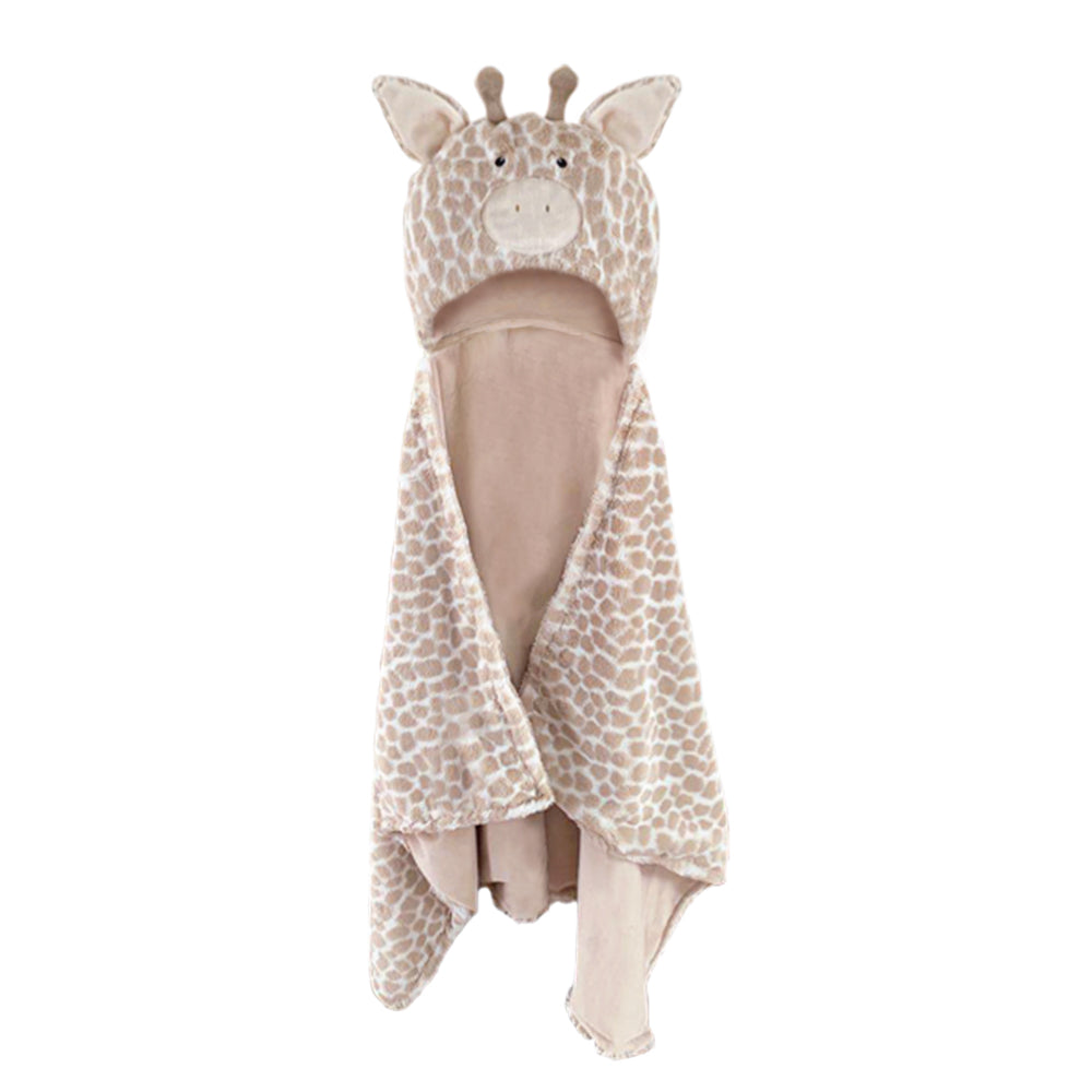 'Gentry' Plush Giraffe Hooded Blanket - HoneyBug 