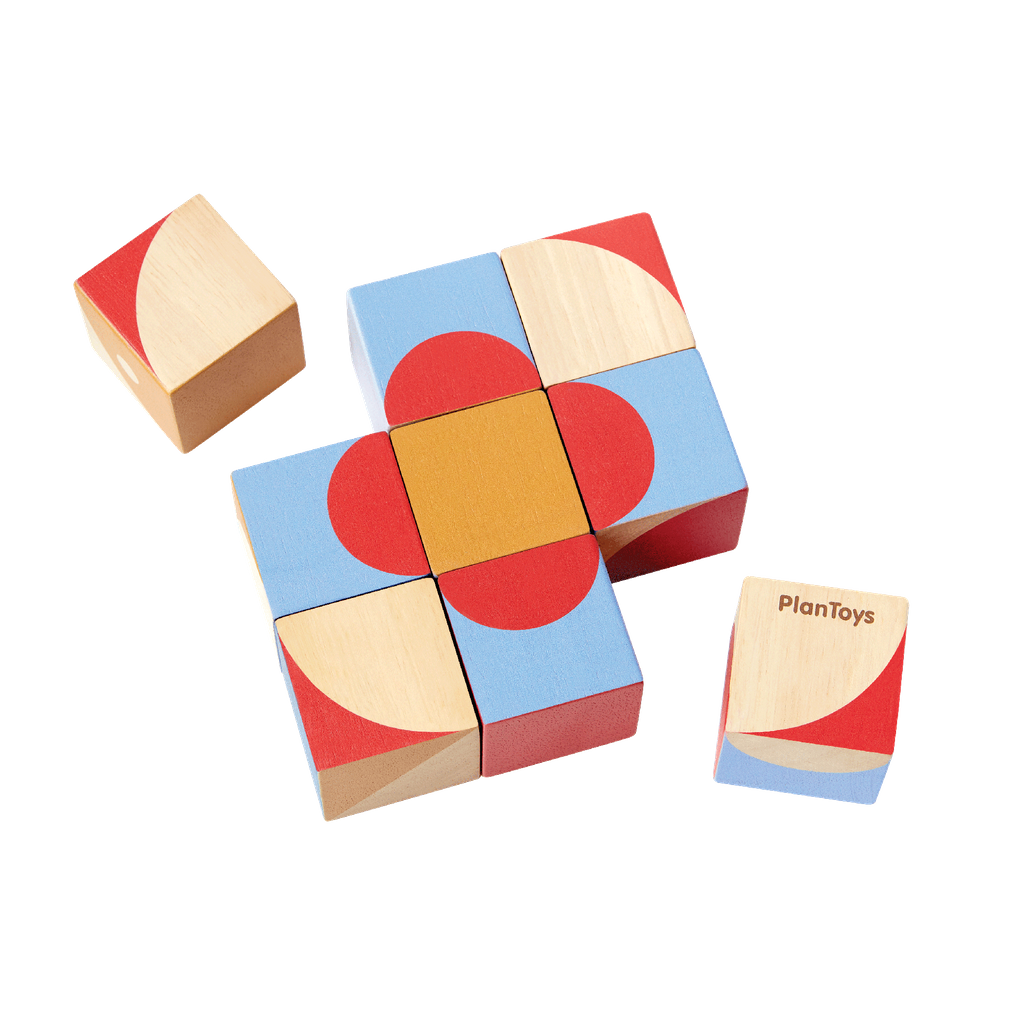 Geo Pattern Cubes - HoneyBug 