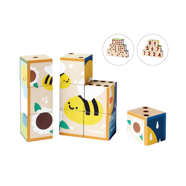 Animal Puzzle Cubes - HoneyBug 