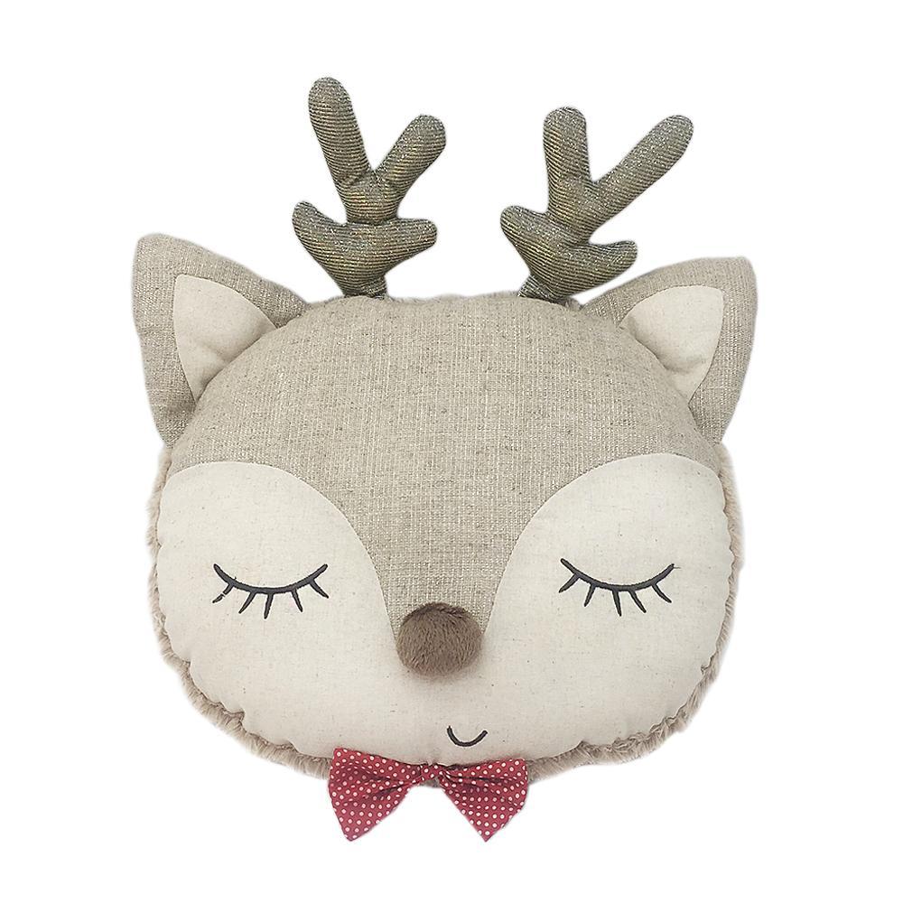Merry Reindeer Accent Pillow - HoneyBug 