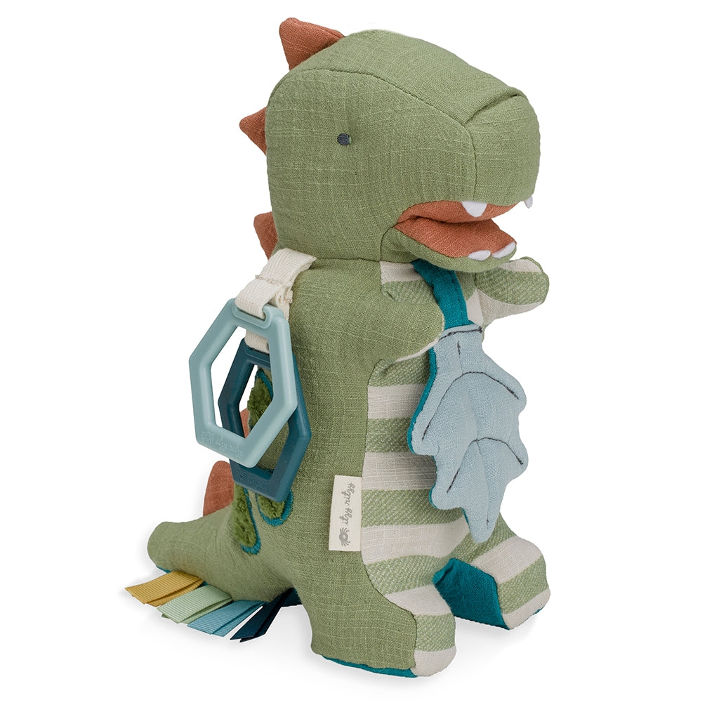 Link & Love™ Dino Activity Plush with Teether Toy - HoneyBug 