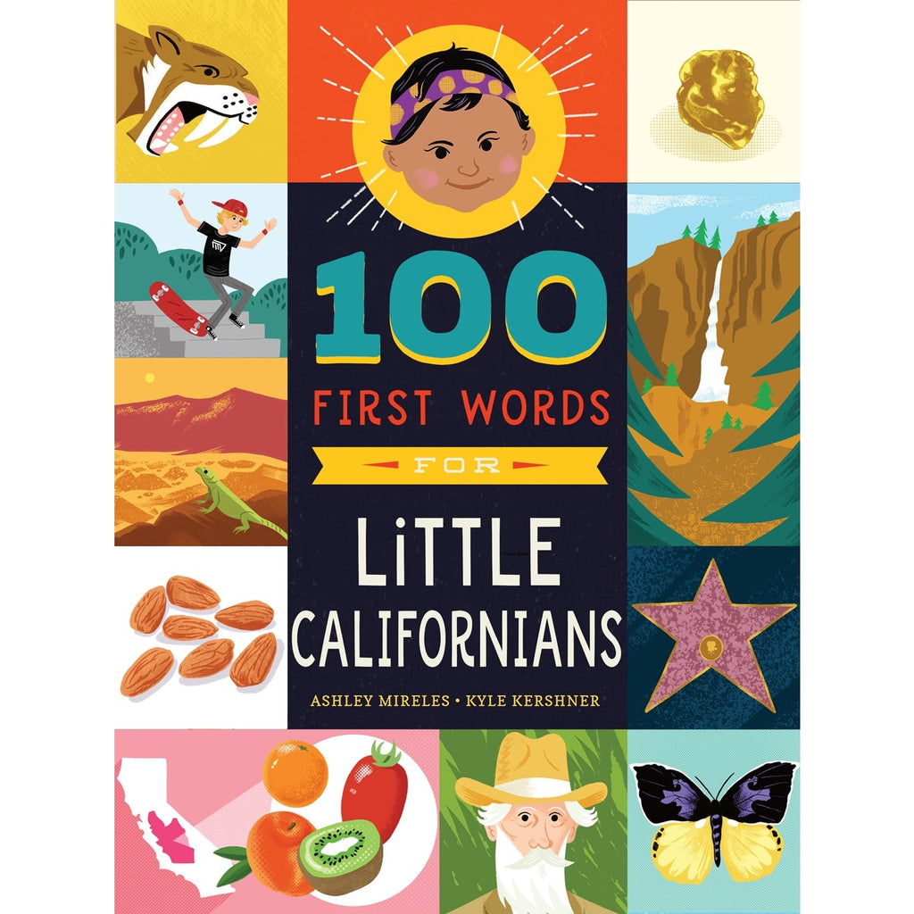 100 First Words for Little Californians - HoneyBug 