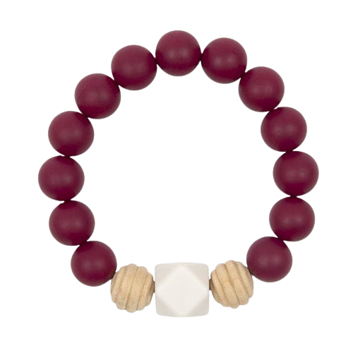 Nuby Teething Bracelets - Purple - HoneyBug 