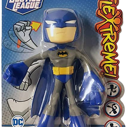 Mattel Justice League 4-Inch Flextreme Figure - Batman (Blue) - HoneyBug 