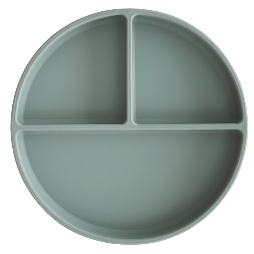 Silicone Suction Plate (Cambridge Blue) - HoneyBug 