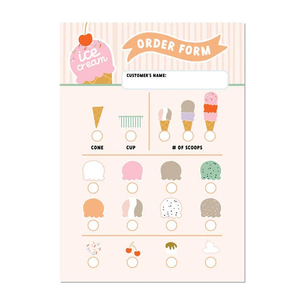 Ice Cream Shop Notepad - HoneyBug 