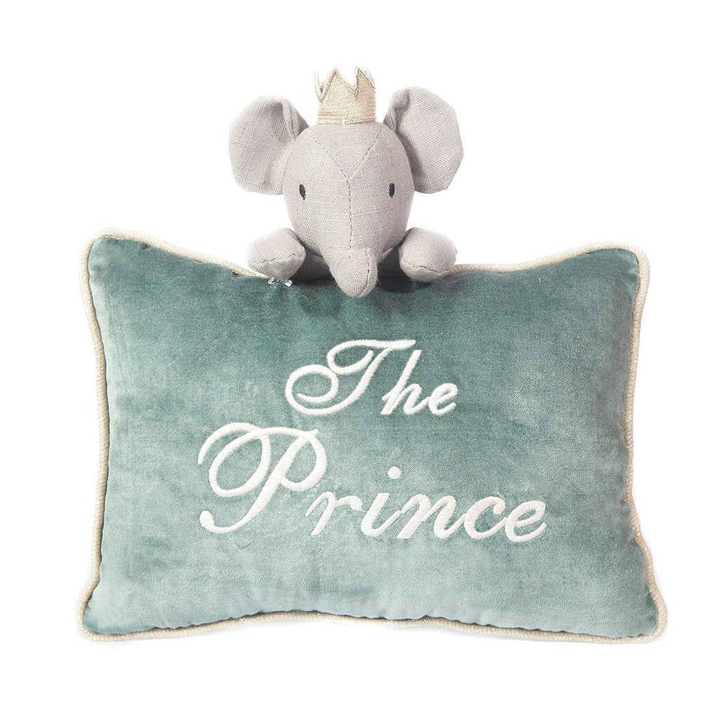 The Prince' Accent Pillow 'Elroy The Elephant' - HoneyBug 