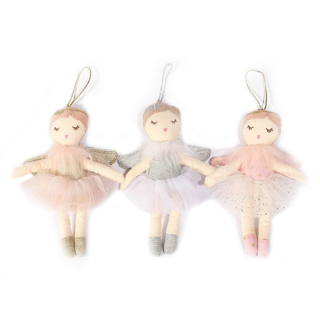 Assorted Angel Doll Christmas Ornaments - HoneyBug 