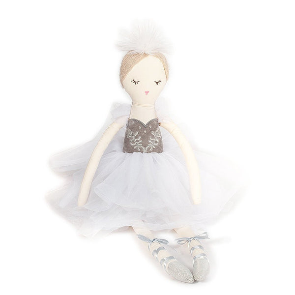 'Nina' Silver Prima Ballerina Doll - HoneyBug 
